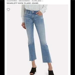 SLVRLAKE Scarlett Kick Flare Jeans Size 26
